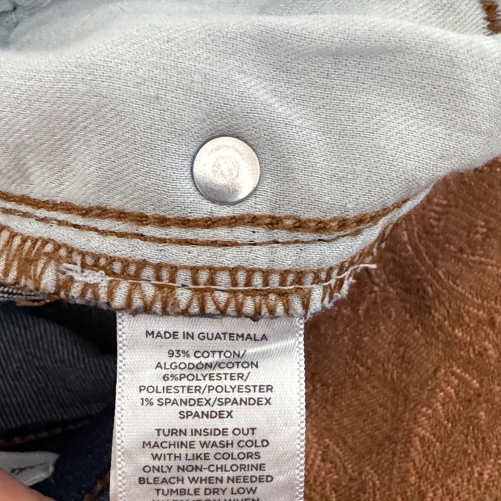 LOFT Dark Wash Blue Flare Jeans - Picture 7 of 7